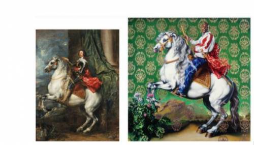 What statements do these two portraits make about power?

What is context? How can context help yo