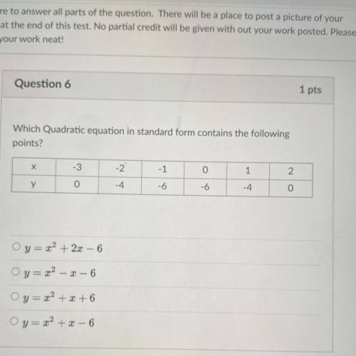 Which quadratic equation?