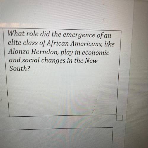 What role did the emergence of an elite class of African Americans like Alonzo Herndon play in econ