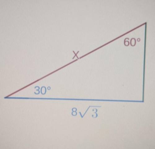 What is the value of x in reduced radical form. (use sqrt)​