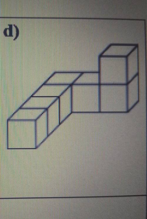 Please help me Each cube has length 1 unit. Determine the surface are of this object.​
