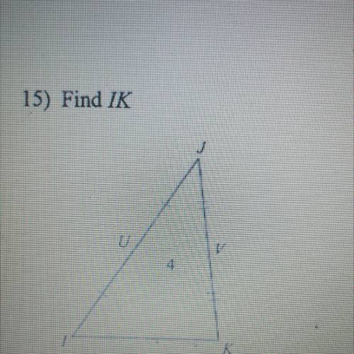 15) I need to find the IK... Please explain if you can.