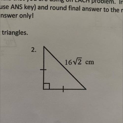 The area of this triangle ?