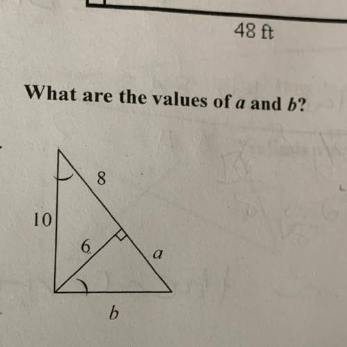 What is the values of a and B