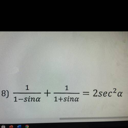 How do I solve this trig identity?