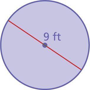 Find the area of the circle. Use 3.14 or 22/7 for pi. Round your answer to the nearest hundredth, i