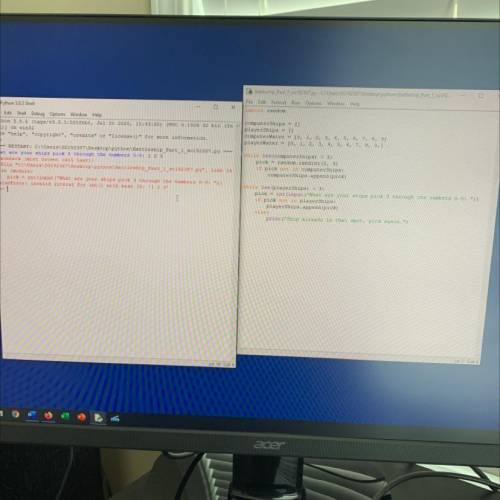 Can someone take a look at my python code and tell me what I did wrong or I am missing? It is with