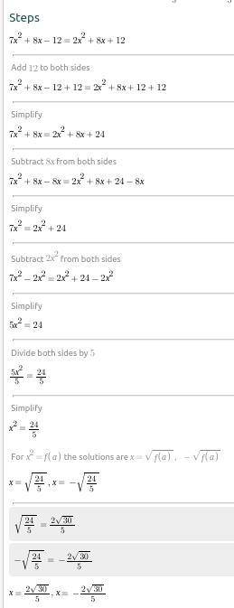 Illustrate it in standard form of quadratic equations. please ♥︎✍︎❤︎

1. 5x^2 + 32 - 12 x = 5x + 12