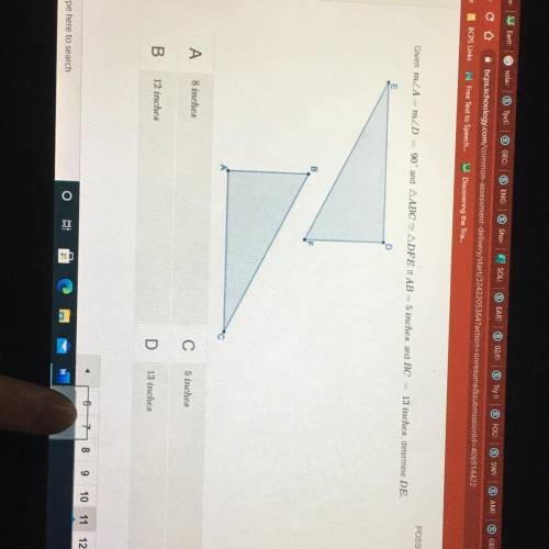 Triangles multiple choice!!