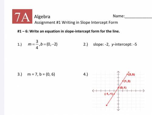 Please help! algebra homework