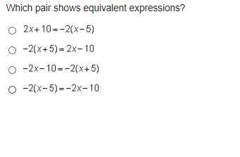 Which Pair shows equivalent expressions? IMG.578403 IMG.97643 IMG.60957 IMG.5904736