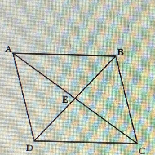 Rhombus ABCD has diagonals interesting at point E. BD=10 and AC= 24. Find DC.