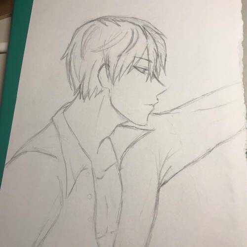 What? Me? Using points just to show this drawing I did of todoroki? Noooo....
