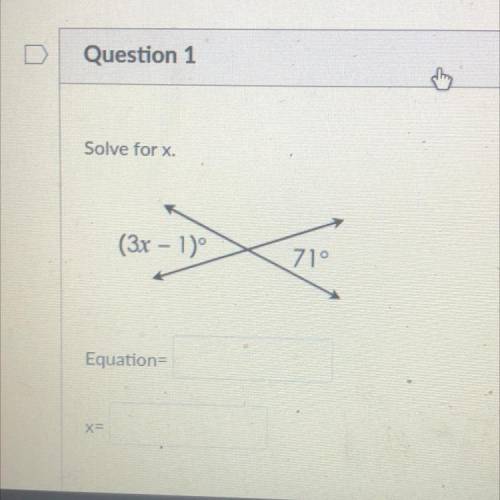 (3x- 1) 71 solve for the equation and x please