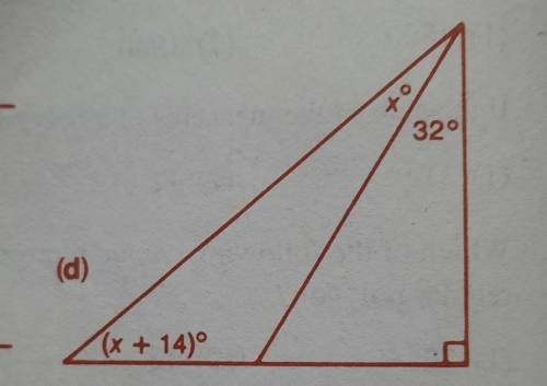 Angles of polygon find the value of x​
