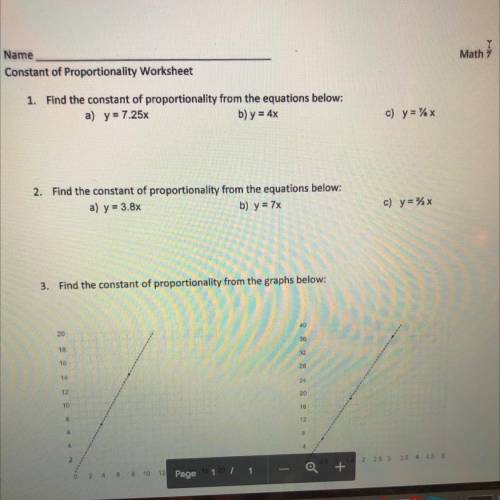 Help me find the answers, i need to show my work