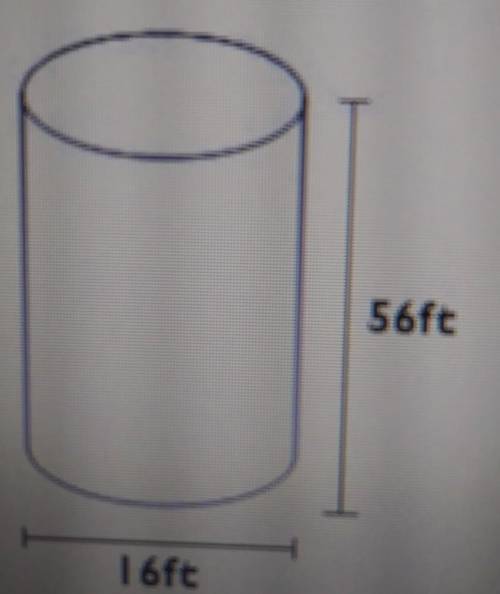 Find the surface area of the cylinder. Use 3.14 for P.

A: 3,215.36 ft²B: 1,297.92 ft²C: 2,578.64