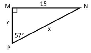 Nadia was asked to show that the sine of an angle and the cosine of its complement are equal. She f