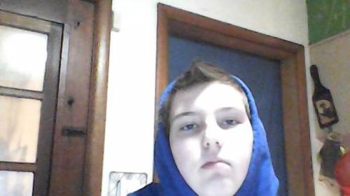 Heres me dont judge I am very cold (I look so depressed XD)