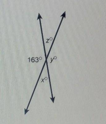 What is the measure of angle y in this figure?​
