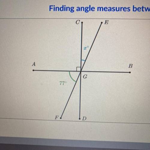 Find x note; angles not neccessarily drawn by to scale