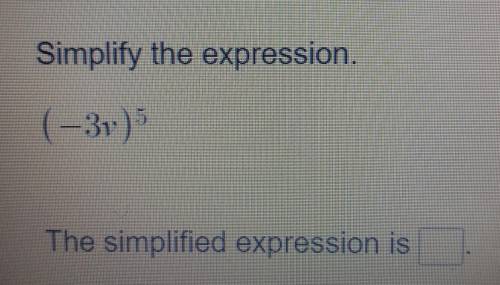 Simplify the expression ​
