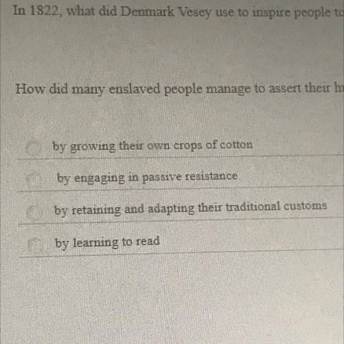 How did many enslaved people manage to assert their humanity
