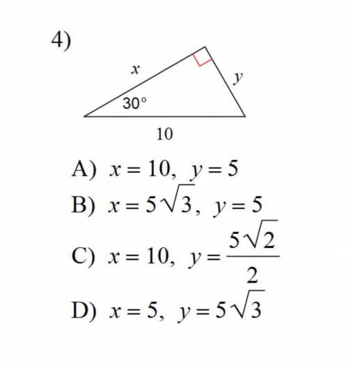 I don't understand this problem about special right triangles