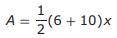 What equation can be used to find A?