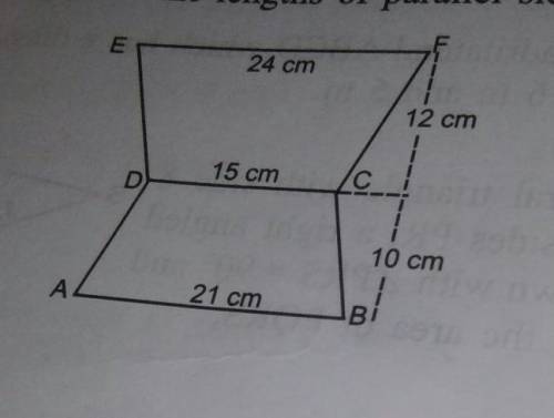 Find the area of given figure​