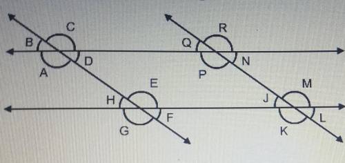 Wo parallel lines are cut by two transversals, which are also parallel to each other, as shown in t