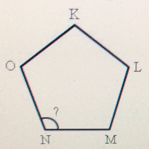 PLS HELP IM TIMED

The polygon given below is a regular pentagon.
The sum of the measures of all t