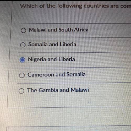 Which of the following countries are compact states￼?

PLEASE HELPPPPPP