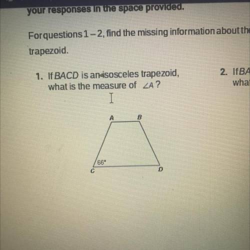 What is the measure of A