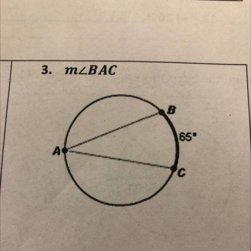 Find the indicated measures using the facts you have learned about a circle