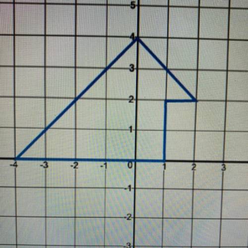 Find the area of the following shape. Please show work :)