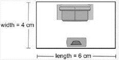 What will the dimensions of the new scale drawing be using scale factor of 1:4? Will this scale the