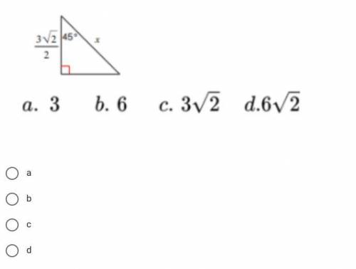 Find x on this triangle