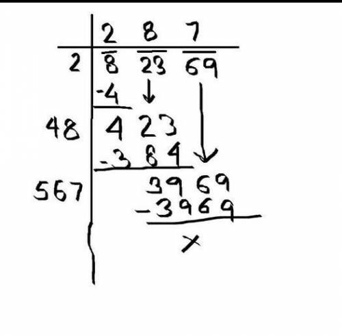 Find square root of 82369 by division method step by step​