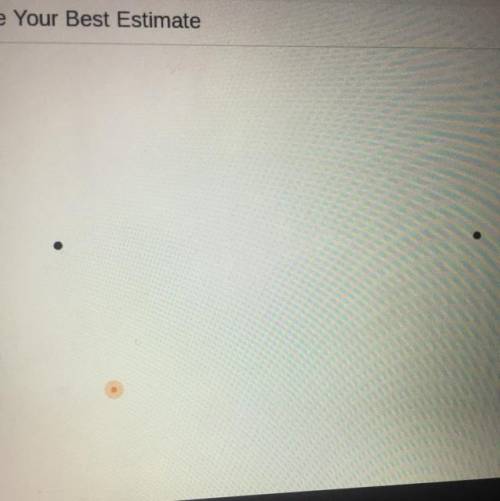 Drag the orange do to the the midpoint between the black dots. How do i do this?
