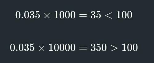 Multiply 0.035 times a power of ten so that the product is greater than 1, but less than 100.write t