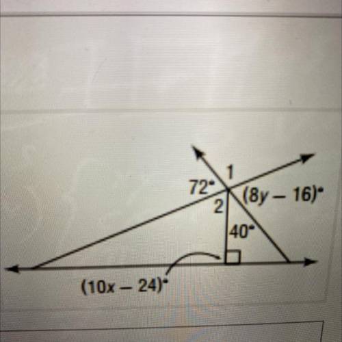 Find the measure of angle 1. 
**WILL GIVE BRAINLIEST**
QUICK!!!
