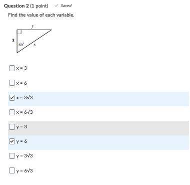 There are 3 questions, am I correct on any of them? Geometry