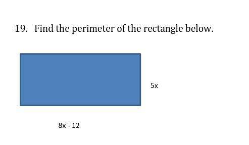 Please Help Me
Find the perimeter of the rectangle below.