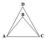 Given: AABC is equilateral; AADC is isosceles with base AC . Perimeter of AABC 36. Perimeter of AAD