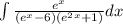 \int\limits \frac{e^{x} }{(e^x-6)(e^2^x+1)} dx