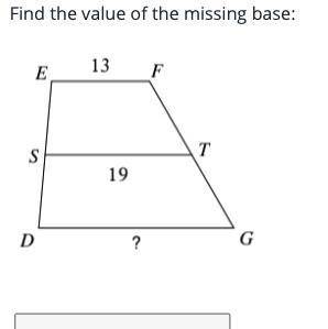 PLZ PLZ PLZ HELPP!!!
Find the value of the missing base: