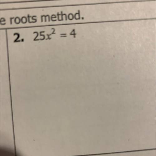 Solve quadratic by square root