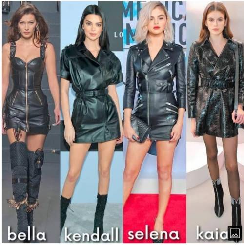 Who is lady black ?

 
choose any 2 glamorous lady from these 4 - Bella , kendall, Selena and Kaia