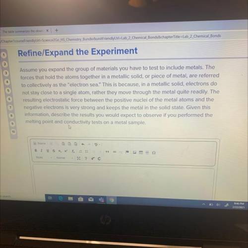 PLEASE ANSWER ILL GIVE BRAINLIEST AND 20 POINTS

Refine/Expand the Experiment
Assume you expand th